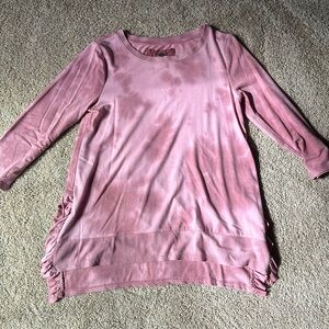Cupio pink tie dye tunic. Like new!